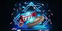 Winner celebrating a big payout on abc8 slot online casino games